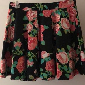 Floral Mini Skirt